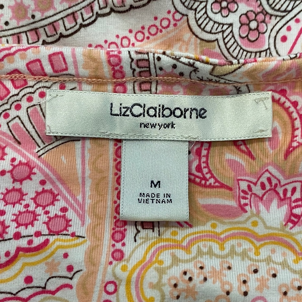 Vintage Liz Claiborne Paisley Halter Top - Picture 7 of 9